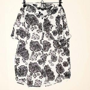 Men's floral button down